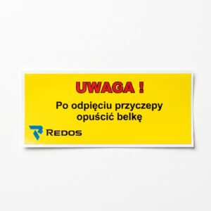 Naklejka Belka 12cm x 5cm